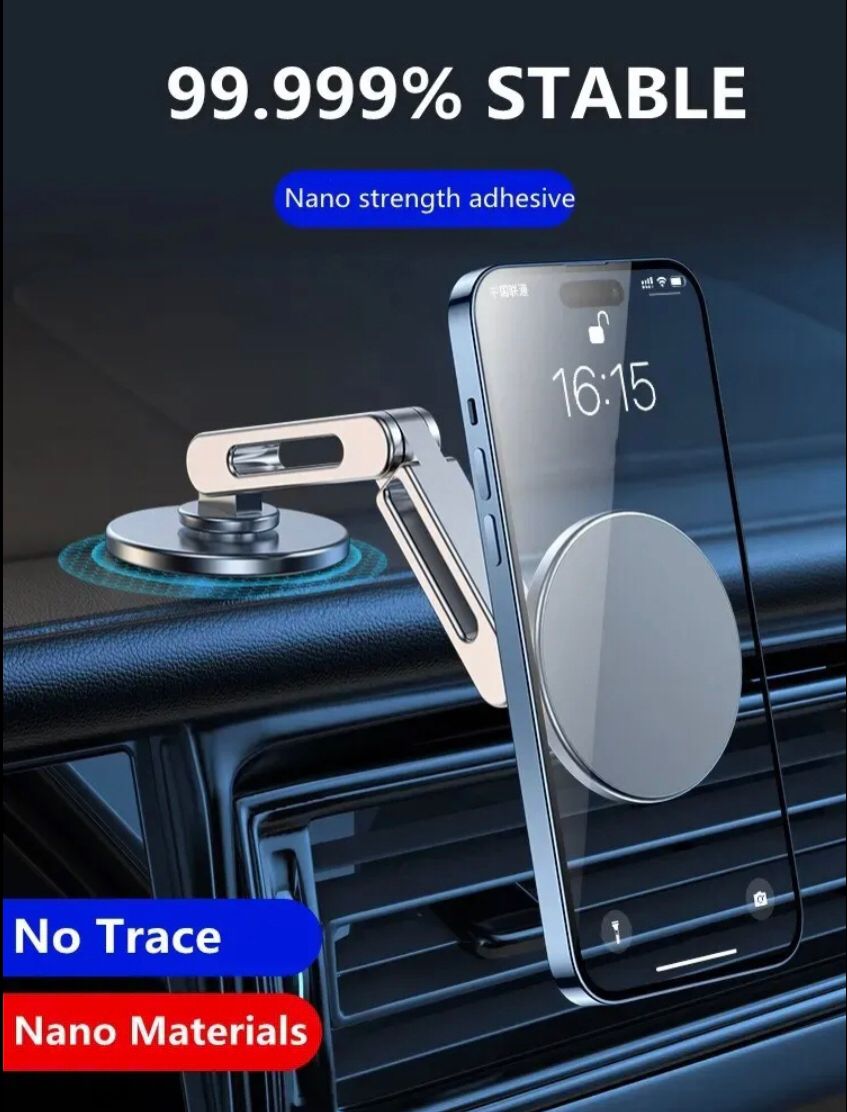 Compact Alloy Magnetic Phone Holder